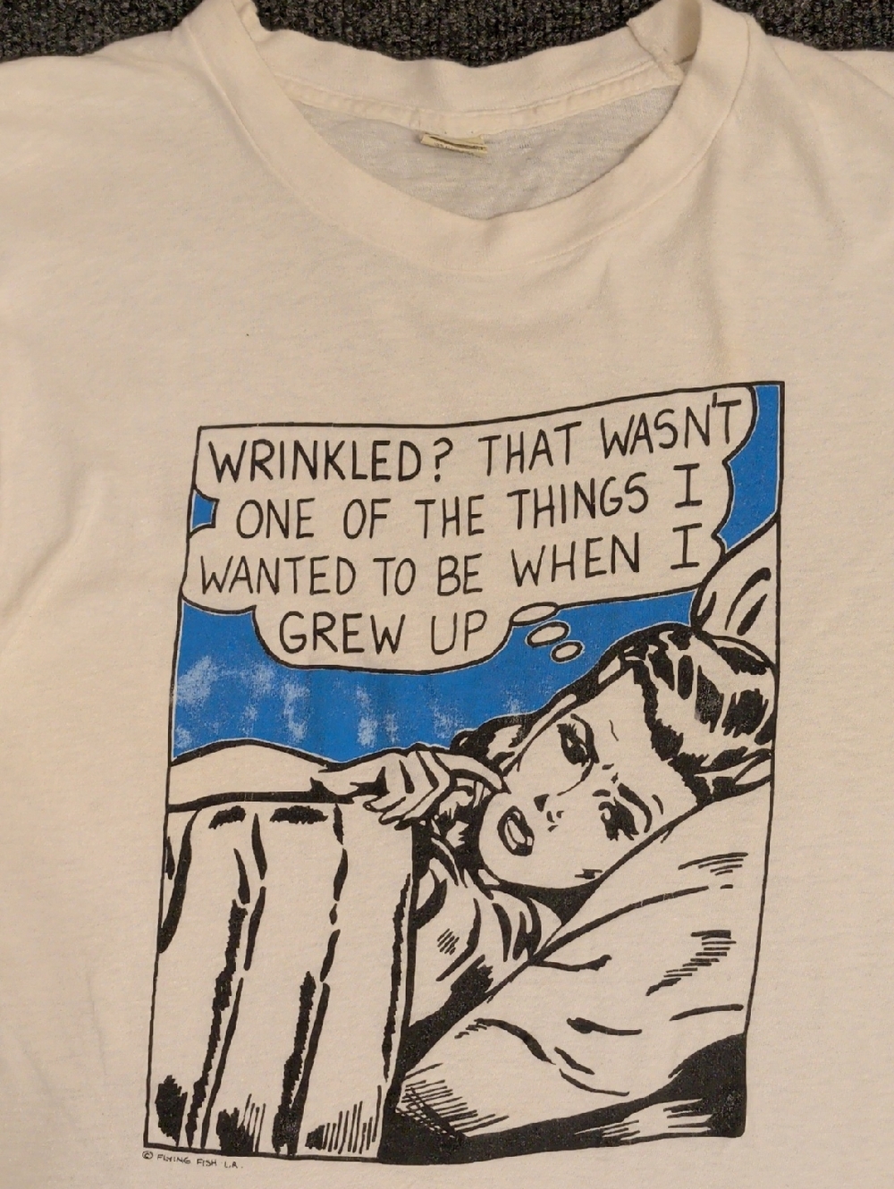 Authentic Vintage Lichtenstein Pop Art Print T Shirt 80s Screen Stars USA Tee
